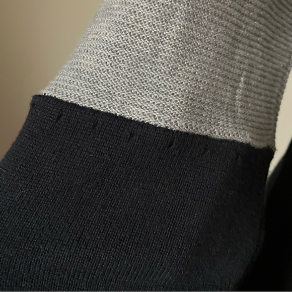 Rag & Bone Quarter Sleeve Colorblock Cotton / Cashmere Sweater Dress size Small - Picture 9 of 11